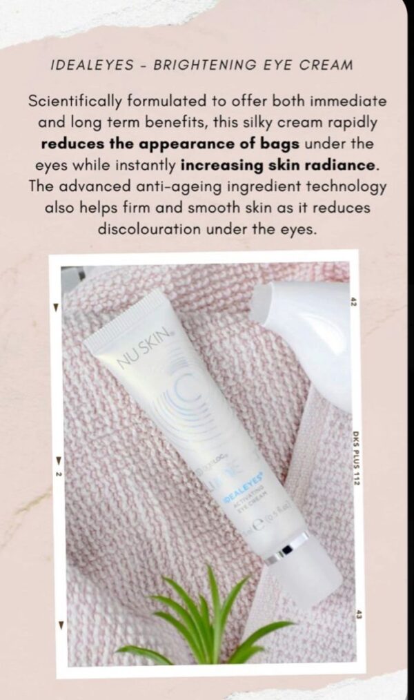 Nu Skin Lumispa accent kit ideal eye cream on sale promtion