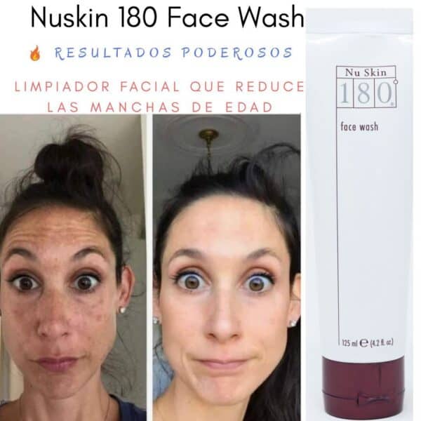 Nuskin 180 Anti-Aging Skin Therapy System Face Wash Before and After