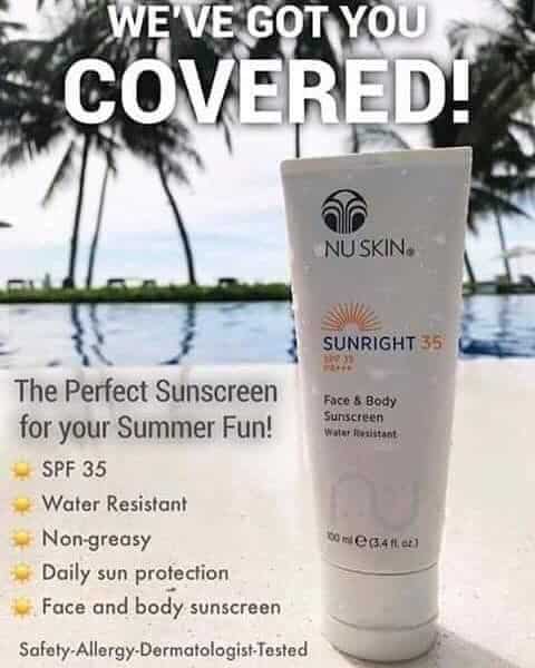 Nu Skin Sunright SPF 35 Sun Protection Lotion On Sale